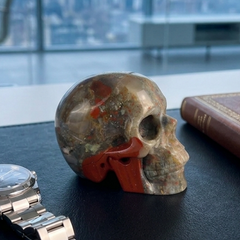 3 Inch African Bloodstone Crystal Skull — view 1