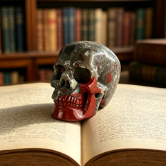 3 Inch African Bloodstone Crystal Skull — view 1