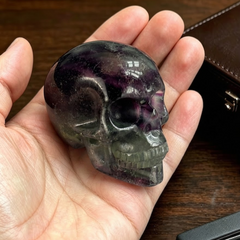 2 Inch Fluorite Crystal Skull — view 1