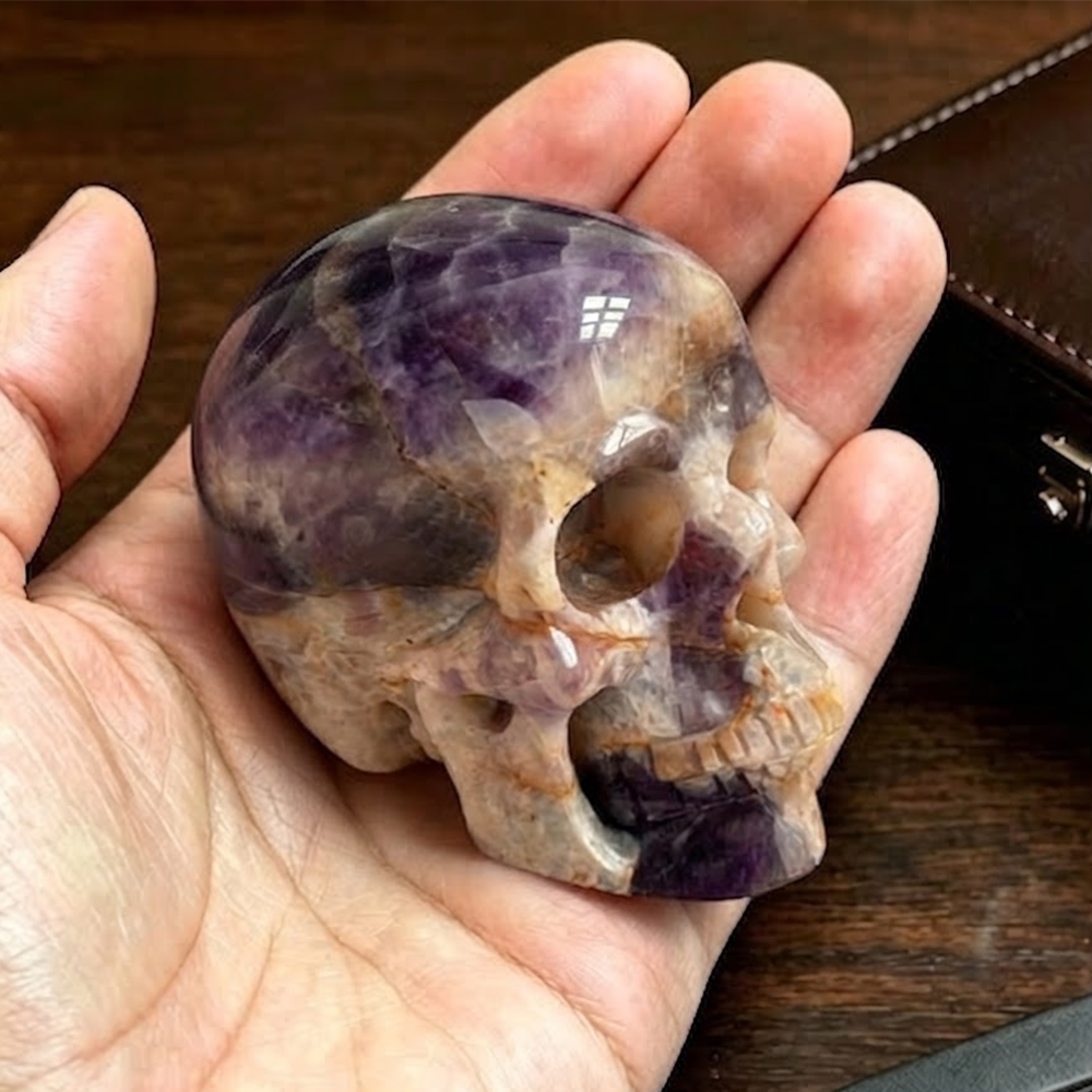 2 Inch Dream Amethyst Crystal Skull – Skull — view 1