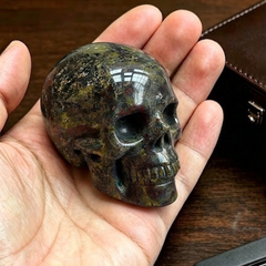 2 Inch Dragon Bloodstone Crystal Skull – Skull — view 1