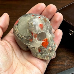 2 Inch African Bloodstone Crystal Skull – Skull — view 1