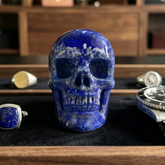 3 inch Lapis Lazuli Crystal Skull — view 1